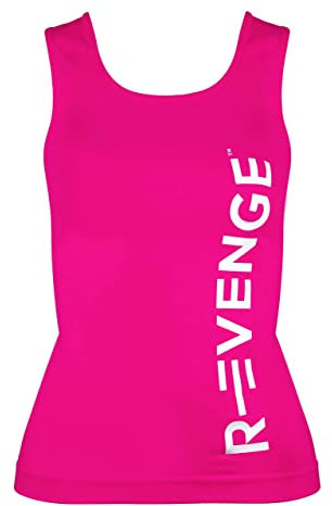 R-evenge Tank Top - Camiseta de tirantes técnica para deporte, fucsia, S
