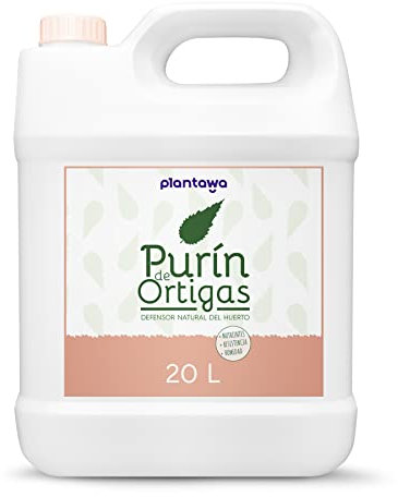 PLANTAWA Purín de Ortiga 20L | 100% Puro y Muy Concentrado | Poder Reverdeciente | Acción Eficaz y Seguro | Prensado en Frío | Sustancia Básica Natural