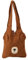 MIJOMA Kuschelige Plüschtasche aus weichem Teddyfleece mit aufgesticktem Gesicht und angenähten Ohren (Bär Braun, Shopper 32x45cm)