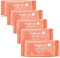 FreshWipes Antibacterial Body Wipes For Adults 5 Pack (60 Wipes) - Grapefruit Scent - Large Biodegradable Wet Wipes - Dermatologically Tested & Suitable for Elderly or Disabled - Great for Camping