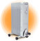 Johannson Radiateur Bain d'Huile 2000 Watts | Radiateur Électrique 9 Éléments | avec Protection Surchauffe | Radiateur Électriques Mobile | 3 Niveaux de Chauffage | Radiateur avec Thermostat