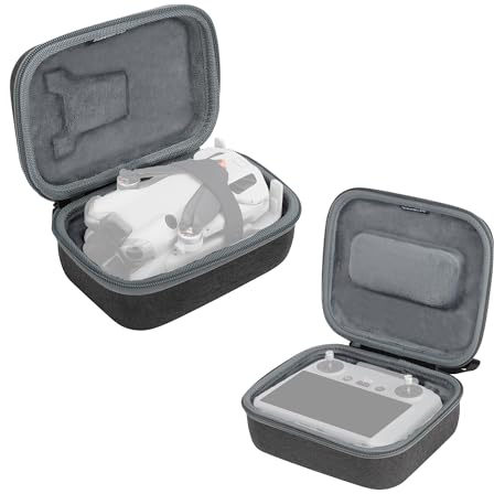 Fututech Aufbewahrungstasche für DJI Mini 4 Pro RC2 RC-N2, Transporttasche für Drohne, Schutzhülle für Fernbedienung, Zubehör für Drohne, Combo1, Koffer