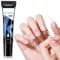 Solid Nail Gel Glue for Press on Nails, Nail Glue for Acrylic Tips Extra Strong, Gel Nail Glue for Nail Extensions Strengthening, Rhinestone Glue Gel, Cured Needed False Nail Glue