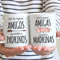 COOLPRESENTS Taza peticion padrinos bautizo, Mejores Amigos ascienden a Padrinos, Regalo padrinos bautizo personalizado, Padrinos bebe regalo, Detalle padrinos bautizo, Ideas, PACK de DOS tazas