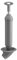 Plunger Toilet Unblocker, High Pressure Toilet Unblock One Shot Toilet Pipe Plunger, High Pressure Air Drain Pump Pipe Dredge Tool, Toilet Plunger Kit for Sink Kitchen Bathtub Clogged Pipe (Gray)