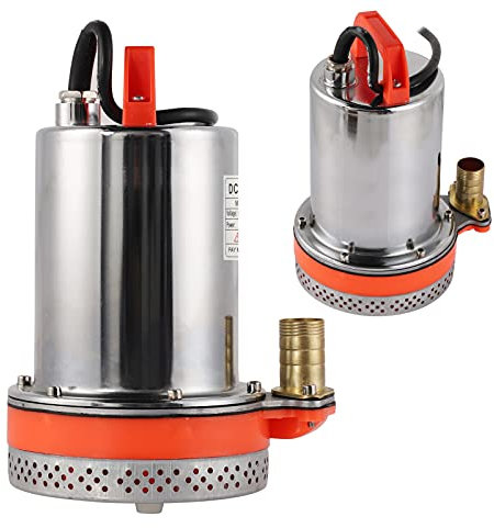 Pompe Submersible DC, Pompe à Eau Solaire à Piles, Hauteur de Levage de 8 M, Câble de 2,5 M pour le Nettoyage de Piscine, équipement Hydraulique (12V)