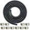 YGQ 8mm (5/16 Inch) ID Fuel Line Hose Braided 2.4M 8 Feet Braided Rubber Tubing f with 10 Clamps or Automotives Boat Generators