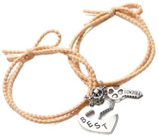 Girls accessories 2 Pieces/set Couple Bracelets For Women Men Charm Lock Key Friendship Rope Braided Distance Bracelet Lover Rope Jewelry Lover Gift