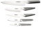 Global Knife Block (5 Knives Included), Silver