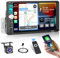 Ohradio 1 Din Autoradio CarPlay con Schermo da 7 Pollici, Touchscreen Radio Bluetooth Auto con Android Auto Radio FM USB BT SWC MIC Telecomando Retrocamera