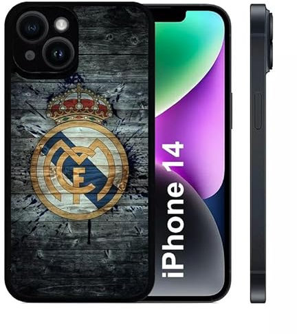 Générique Coque pour iphone 14 - Madrid Football Couleur - Silicone - Noir