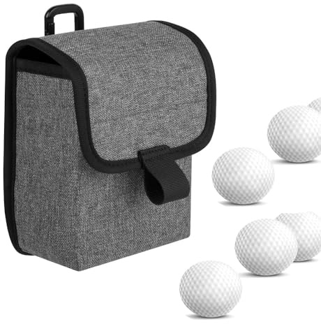 Changyeah Golfball Tasche,Tragetasche für Entfernungsmesser,Mini Aufbewahrungstasche Tragbare Golfballzubehör,für Golfball Mann Damen Geschenktasche,für Schlüssel, Headset, Schmuck