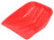 Pelle À Neige Renforcée en Acier Épais Pelle en Plastique Polyvalente Dextérieur De Remplacement 40 Cm X 35 Cm Rouge