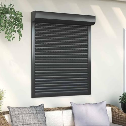 Vetnasa Volet Roulant Aluminium 100x120 cm Anthracite,Quincaillerie,Matériaux de Construction,Volets,Anthracite,7.46kg,144979