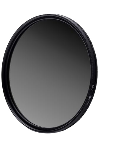 REFLEX CAMERA Filtro polarizzatore circolare CPL, vetro ottico giapponese di alta qualità con rivestimento multiplo per una migliore riduzione del colore, del contrasto e dell'abbagliamento (filtro
