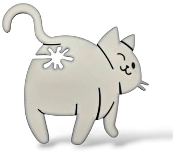 Lustiger Cat Butt Clip für Brottüten,3D Verschlussclips Katze,Wiederverwendbare Clips für Tüten & Gefrierbeutel,Lebensmittel Beutel Clip als Geschenk für Katzenliebhaber,Klammern für Tüten Snacks Brot