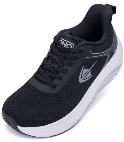 AOV Womens Wide Toe Box Walking Shoes Arch Support Tennis Sneakers