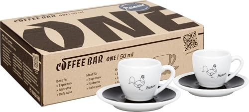 Konitz 2er Set im Geschenkkarton Coffee Bar ONE Picasso Espressotasse mit Untertasse 50ml
