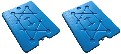 Kühlakku Kühlelemente XXL Blau für Kühltasche und Kühlbox 32 x 25,5 cm 2 Stück Set