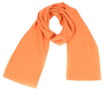 Dalle Piane Cashmere - Mini Schal aus 100% Kaschmir - Made in Italy - für Frau, Farbe: Orange, Einheitsgröße