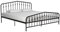 Novogratz Bushwick Metallbett Schwarz Super King Size