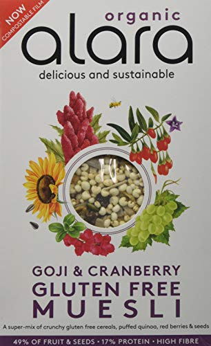 Alara Goji & Cranberry Muesli Organic Gluten Free, 450 g
