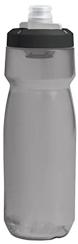 CAMELBAK Podium Sport-Wasserflasche, Quetschflasche, zum Laufen, Radfahren, Wandern Rauch/Schwarz