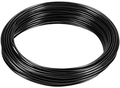 mumbi 30770 schwarz 10m Basteldraht 2mm, 10 Meter