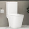 Elite Rimless Close Coupled Toilet with Concealed Cistern & Slim Soft Close Seat Bathroom WC