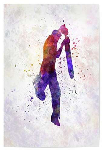 artboxONE Poster 30x20 cm Sport Cricket Player batsma-i hochwertiger Design Kunstdruck - Bild Sport Ball bat
