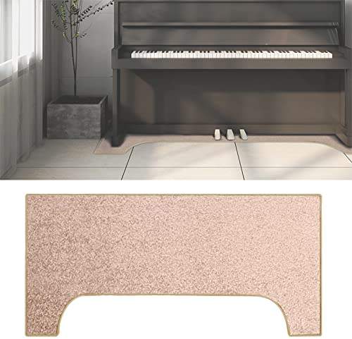 Schallschutz Klavier Teppich Piano Rug 160x70cm, Schallschutzmatte Anti Vibration Matte, Schallschutz Schalldichter Schalldämmung Teppich für Zuhause, Schallschutzmatten Bodenschutzmatte(Color:Gold)