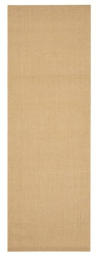 vidaXL Teppich rutschfest Pflegeleicht Sisalteppich Sisalläufer Läufer Vorleger Wohnzimmerteppich für Innenbereich Natur Sisal 66x200cm