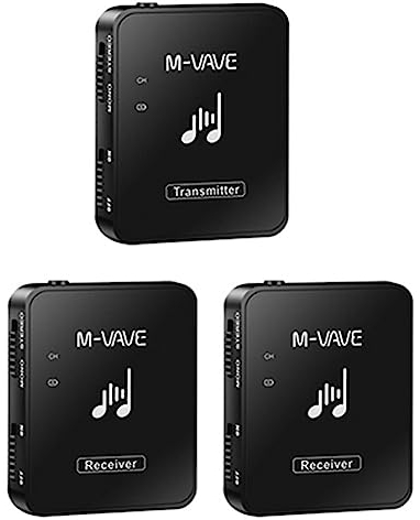 FUBESK 2.4G Wireless In-Ear Monitor System Kopfhörer Wiederaufladbare Sender Empfänger,1 pcs Receiver