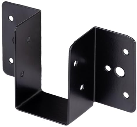Alberts 329662 Sabot de charpente léger - noir - plastifié - 51 x 61 mm