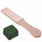 Premium Leder Streichriemen Abziehleder, Leder Streichriemen zum Schärfen von Messern mit Polierpaste, Schärfset Leder Streichriemen, Streichriemen Leder Messerschärfer, Poliermasse-Set
