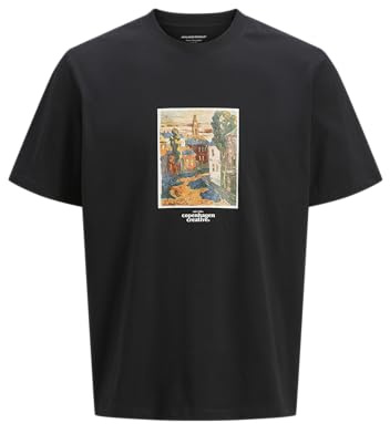 Jack & Jones Herren Jorparos Graphic Front Tee Ss Crew