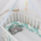 GYCS Bettschlange Baby, Bettschlange Geflochten, Bettschlange, Seitenschläferkissen, Kantenschutz Baby Bettumrandung, Bettkantenschutz, Baby Kantenschutz Knotenkissen,A07,3m