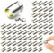 Mini LED Licht,60 Stück Micro LED Licht,LED Mini Lichter,Geeignet zum Dekorieren von Puppenhäusern,LED Licht Mini,Miniatur LED Lichter,für Partydekoration Basteln Puppenhauszubehör