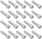 20 Pièces Vis Cylindriques M6 x 25 mm en Acier Inoxydable A2, Tête Six Pans Creux Entièrement Filetée