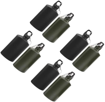 BESPORTBLE 4 Sätze Wasserkocher Im Freien Camping Flasche Faltbare Wasserflasche Sport Wasserflasche Outdoor Trinkflasche Wanderkantine Kantine Wasserflasche Aluminiumlegierung 2 Stück * 4