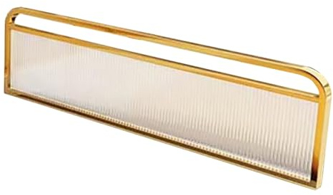 trnwände für essbereicheen 20, 25, 30 Cm Hoch Sichtschutz-Trennwand Aus Glas, Dekorativ, Gold Trennwand Für Restaurant-Theken Zur Raumtrennung, Metall Hohl Trennwände Für Essbereiche(High 30cm/11.8in,