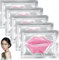 5 Pieces of Collagen Crystal Lip Mask Nourish, Lip Masks Set, Moisturizing Nourishing, Protect Lips, Resist Aging, Exfoliate Skin, Prevent Chapped and Dry Skin and Other Problems