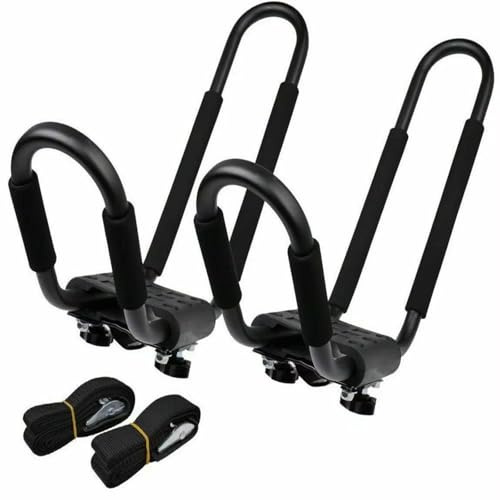 Dachträger Kajak-Dachträger Universeller Dachträger Kajak-Kanu-Paddelboot-Surf-Ski-Universal-Dachträger Bootszubehör 2 Stück Relingträger
