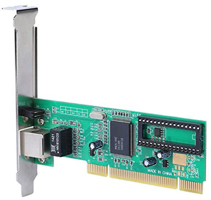 Ausla PCI One Port Realtek 8169 Netzwerkkarte, Vergoldeter Desktop-Adapter PCI für Schnelles Gigabit-Ethernet, Kompatibel mit Gaming- und Serversystemen