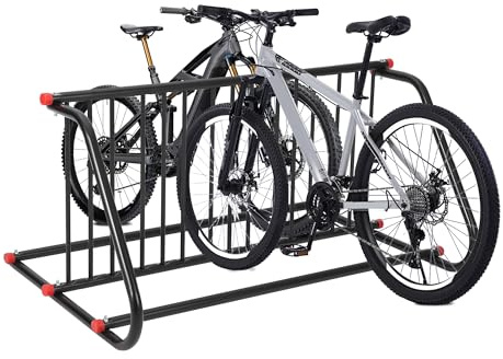 Gewerblicher Fahrradständer für den Boden–großer, freistehender Fahrradständer für den Außenbereich, für Garagen, Geschäfte, Schulen und Universitäten