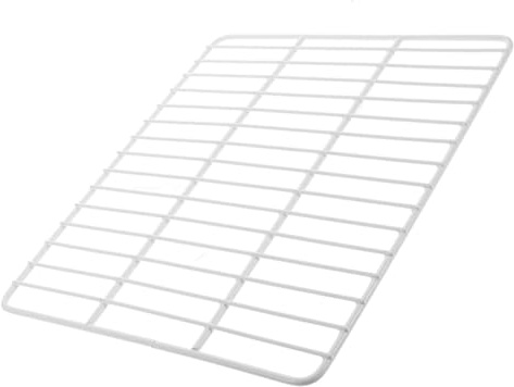 Toyvian Divisor Metálico para Refrigerador Comercial, Rejilla Ventilada para Separar Alimentos en Congeladores Horizontales, Organizador Resistente de Estantes, Compatible Vitrinas y