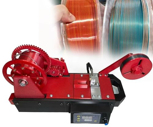 3D Recycled PET Filament Extruder Maker, Digital Temperature Control, Desktop Filament Making Machine for Families, DIY Makers, Small Studios