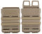 Magazintasche, Fast Mag M4 Abs Fast Mag Pouch Set Zeitungstasche Molle Strike System Für 5.56 Mags(Hellbraun) Fast Mag Pouch