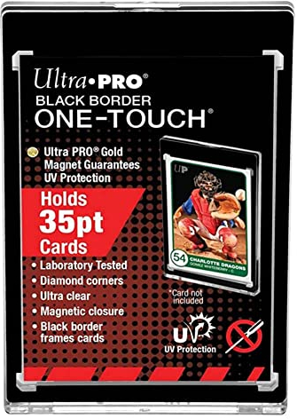 Ultra Pro - 35PT Black Border UV One-Touch Magnetic Holder - 5 Pack