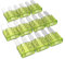 AUPROTEC Micro 2 Fusibles à lame MikrOTO II 5A - 30A fusible enfichable d'automobile choix : 20A ampère jaune, 10 pcs